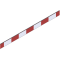 Barricade panel | with film RA1/A, red / white | Height: 100 mm